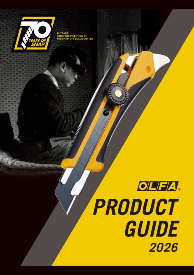 Naslovnica OLFA Product Guide 2026 kataloga