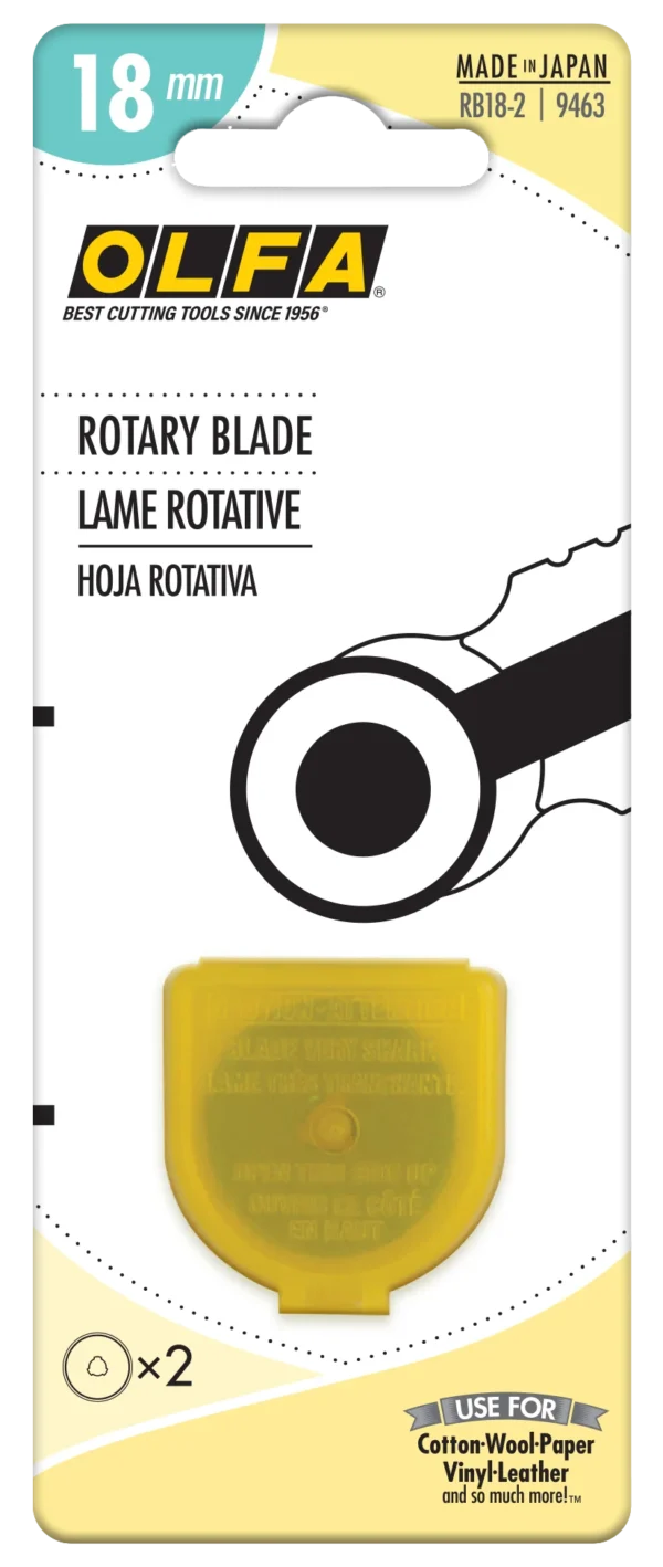 OLFA RB18-2 Rotary oštrica 18 mm 2 kom - slika 2