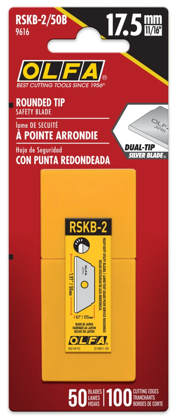 OLFA RSKB-2/5 Industrijska safety oštrica 5 kom - slika 4