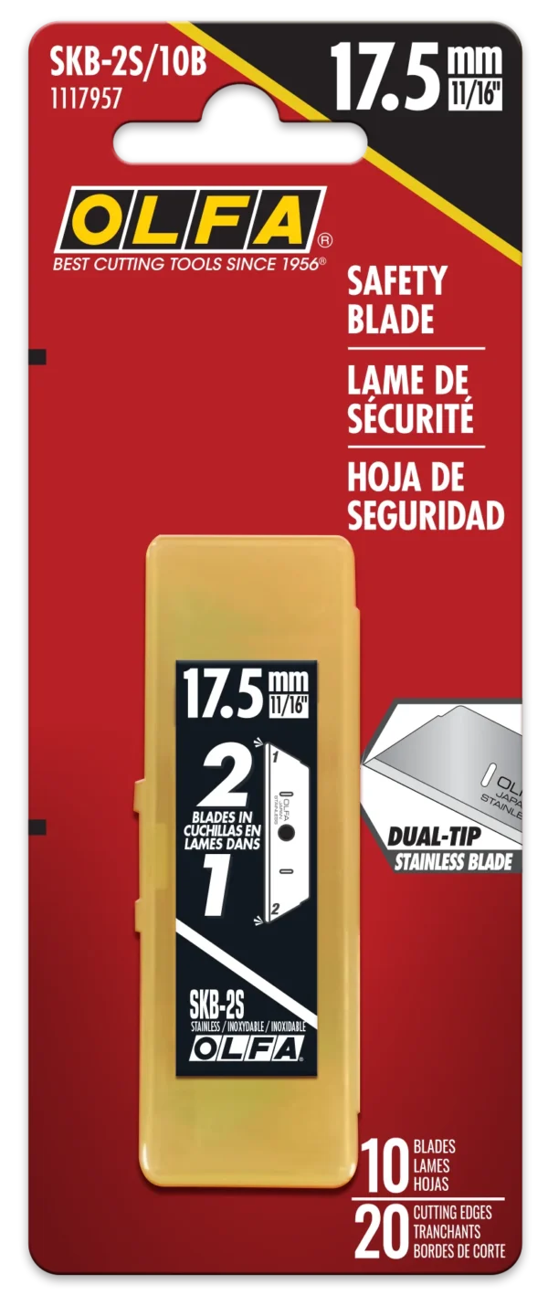 OLFA SKB-2S/10B Industrijska inox safety oštrica 10 kom - slika 3