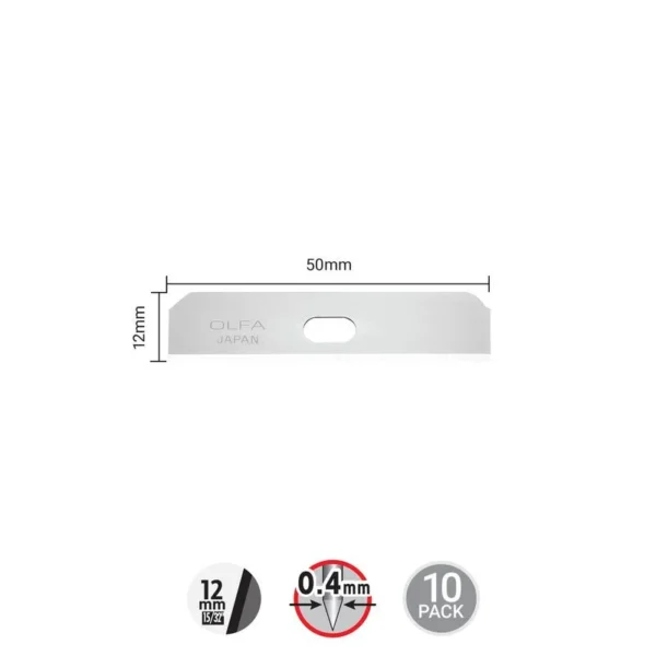 OLFA SKB-7/10B Industrijska safety oštrica 10 kom - slika 2