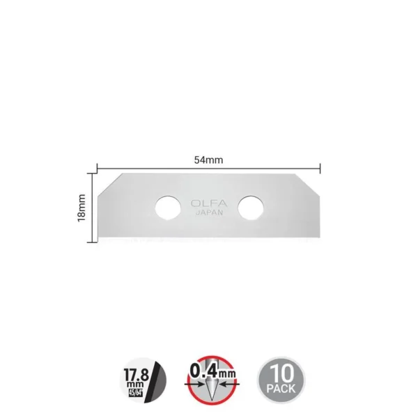 OLFA SKB-8/10B Industrijska safety oštrica 10 kom - slika 2